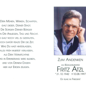 Atzl Fritz Bürgermeister